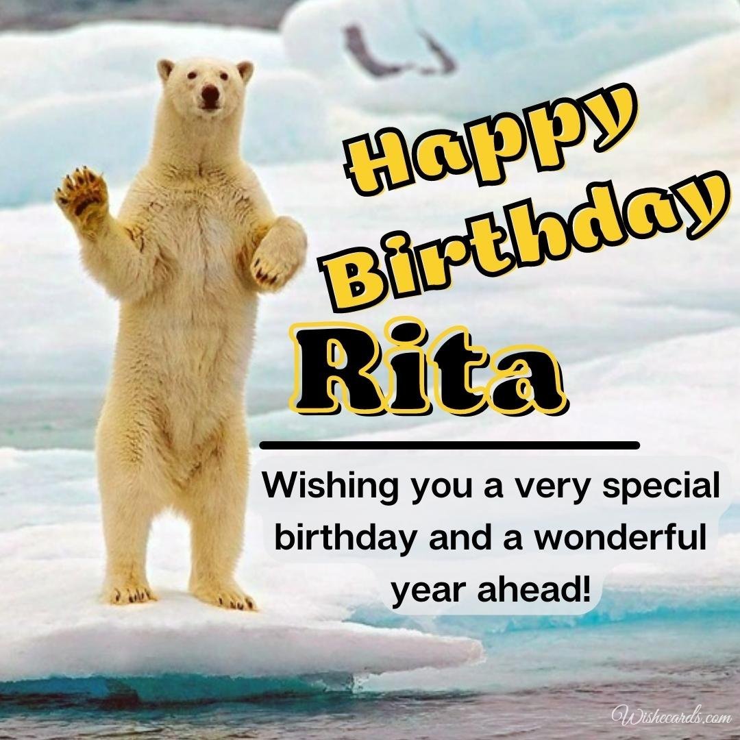 Happy Bday Ecard For Rita