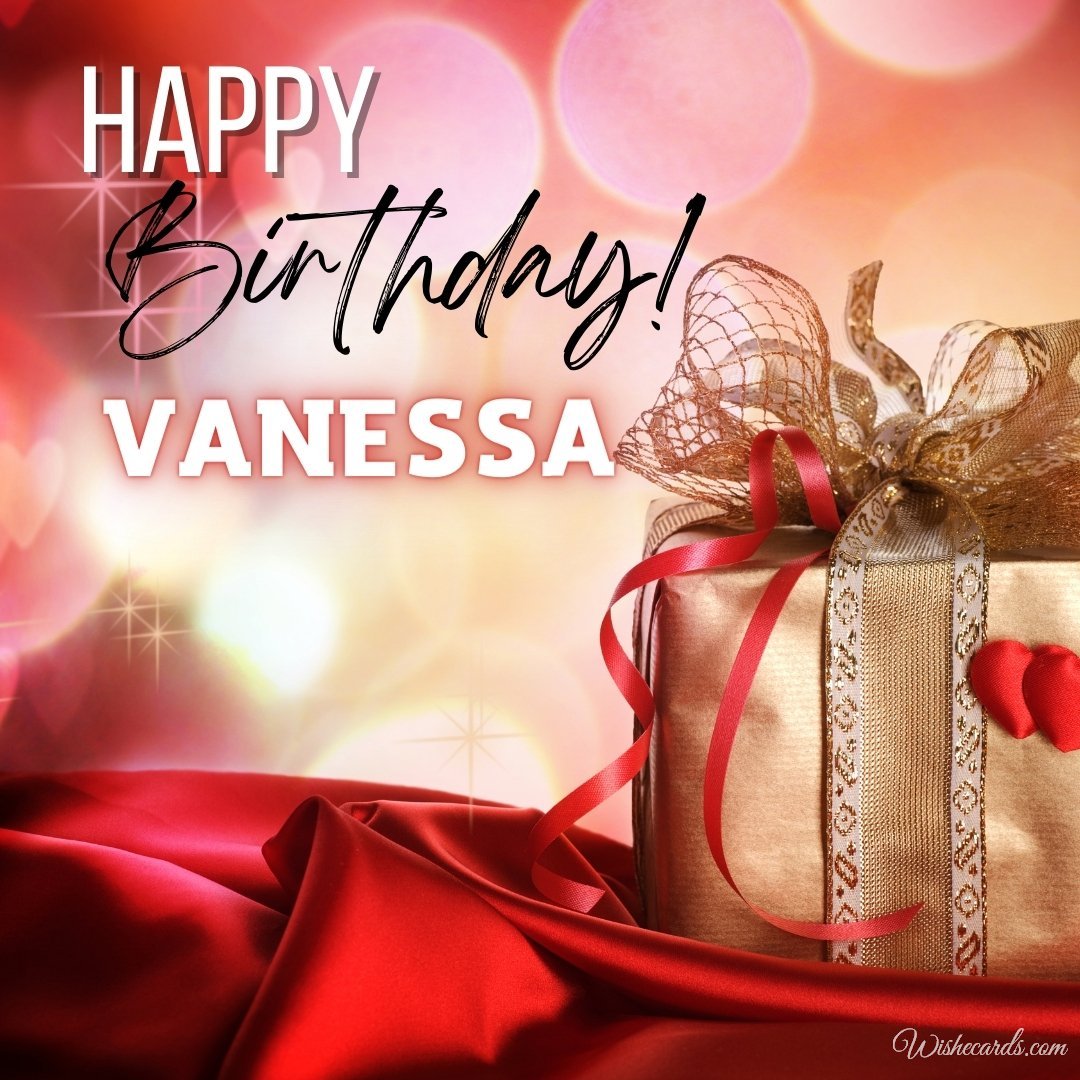 Happy Bday Ecard For Vanessa