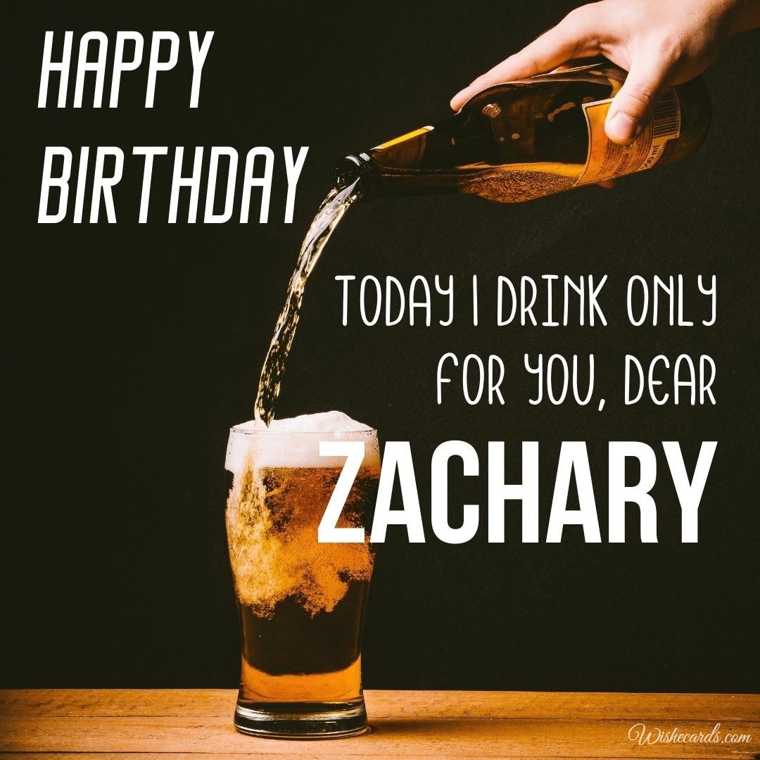 Happy Bday Ecard For Zachary
