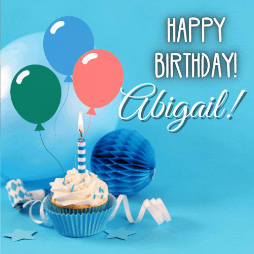 Happy Birthday Abigail Gif