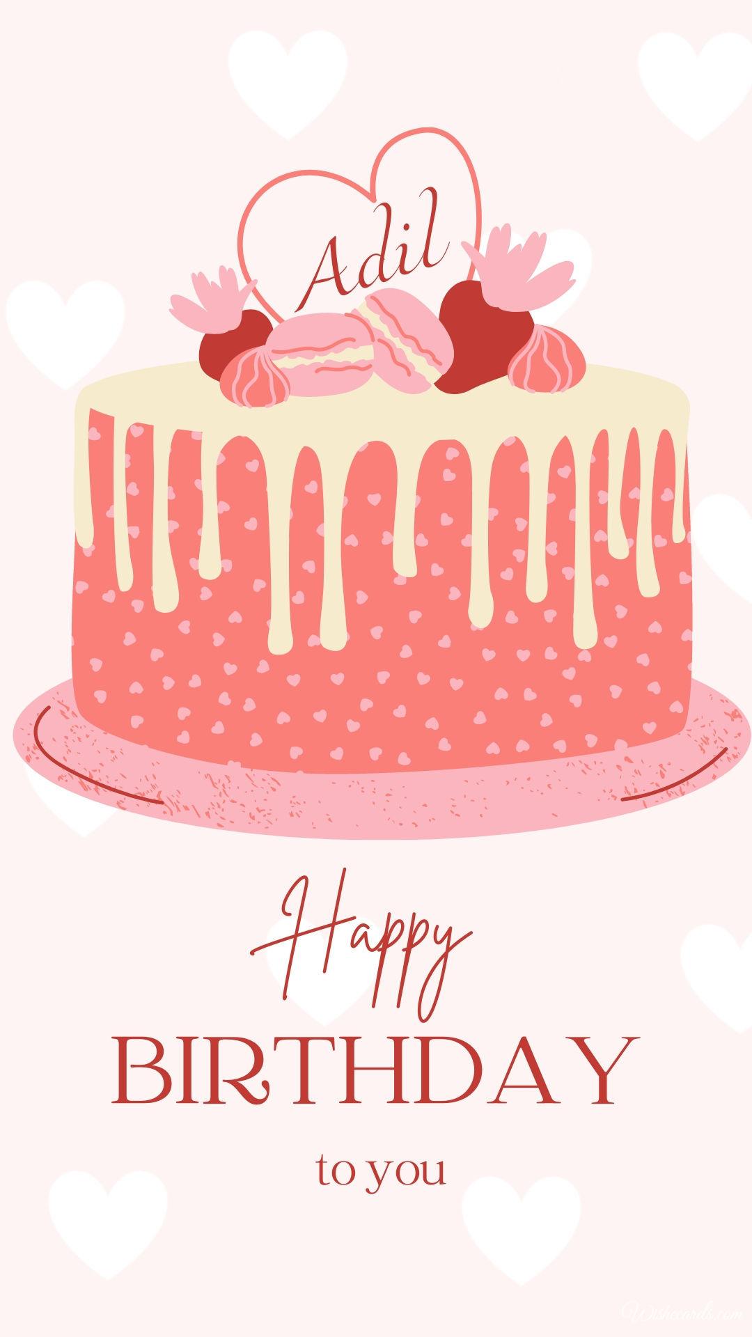 Happy Birthday Adil Cake