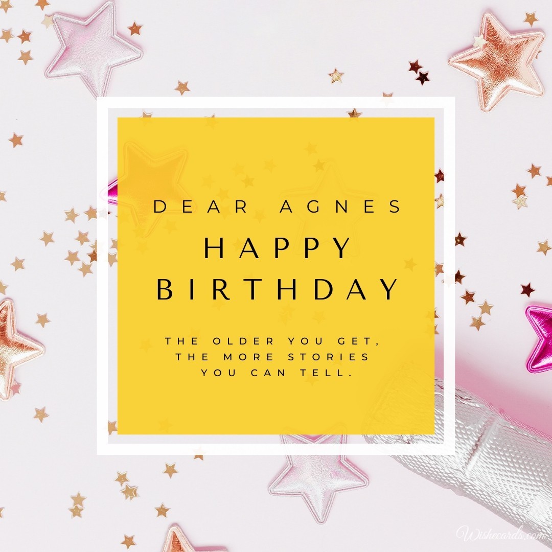 Happy Birthday Agnes Image