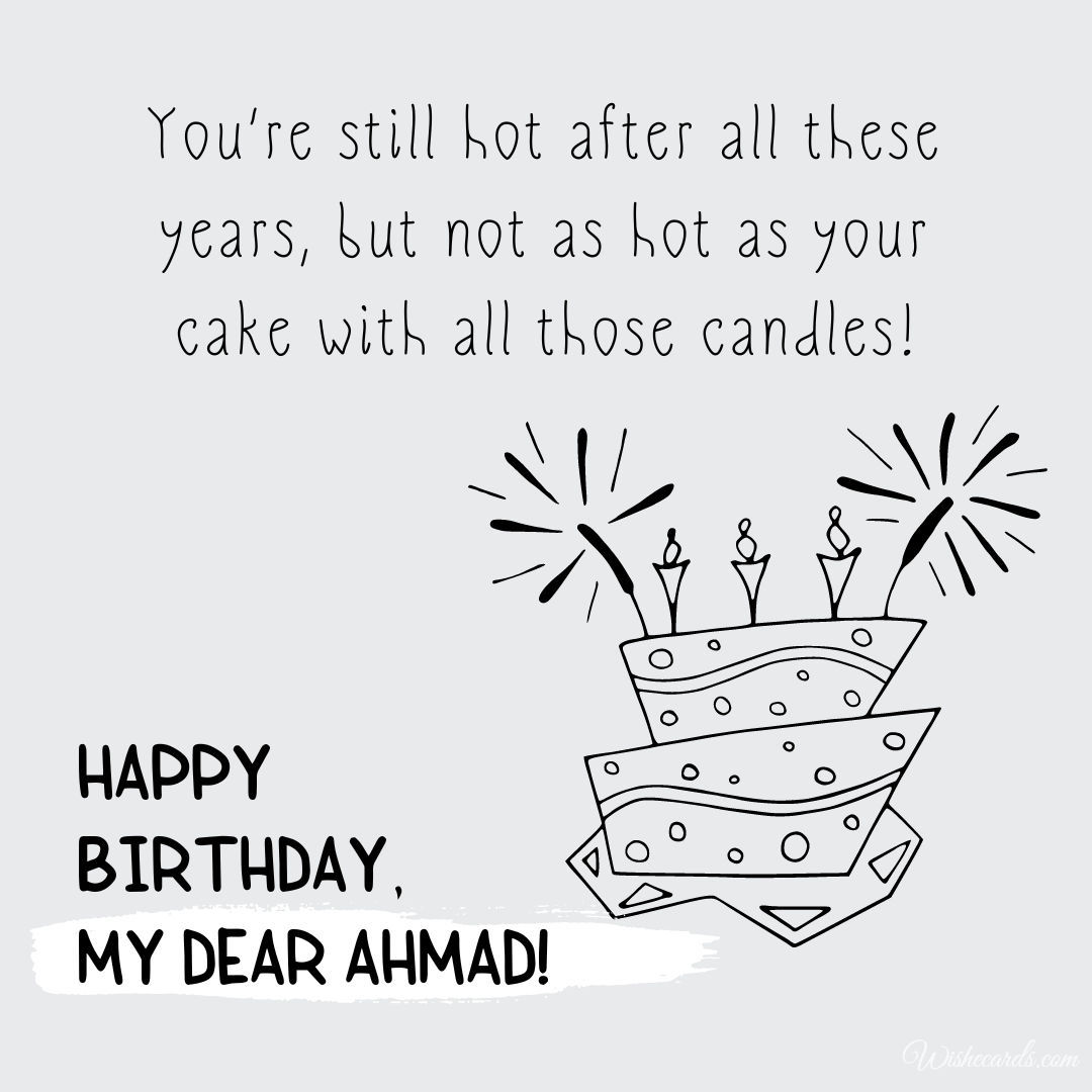 Happy Birthday Ahmad