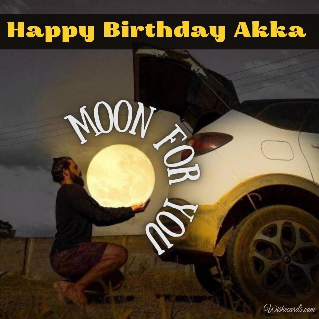 Happy Birthday Akka Wish Image
