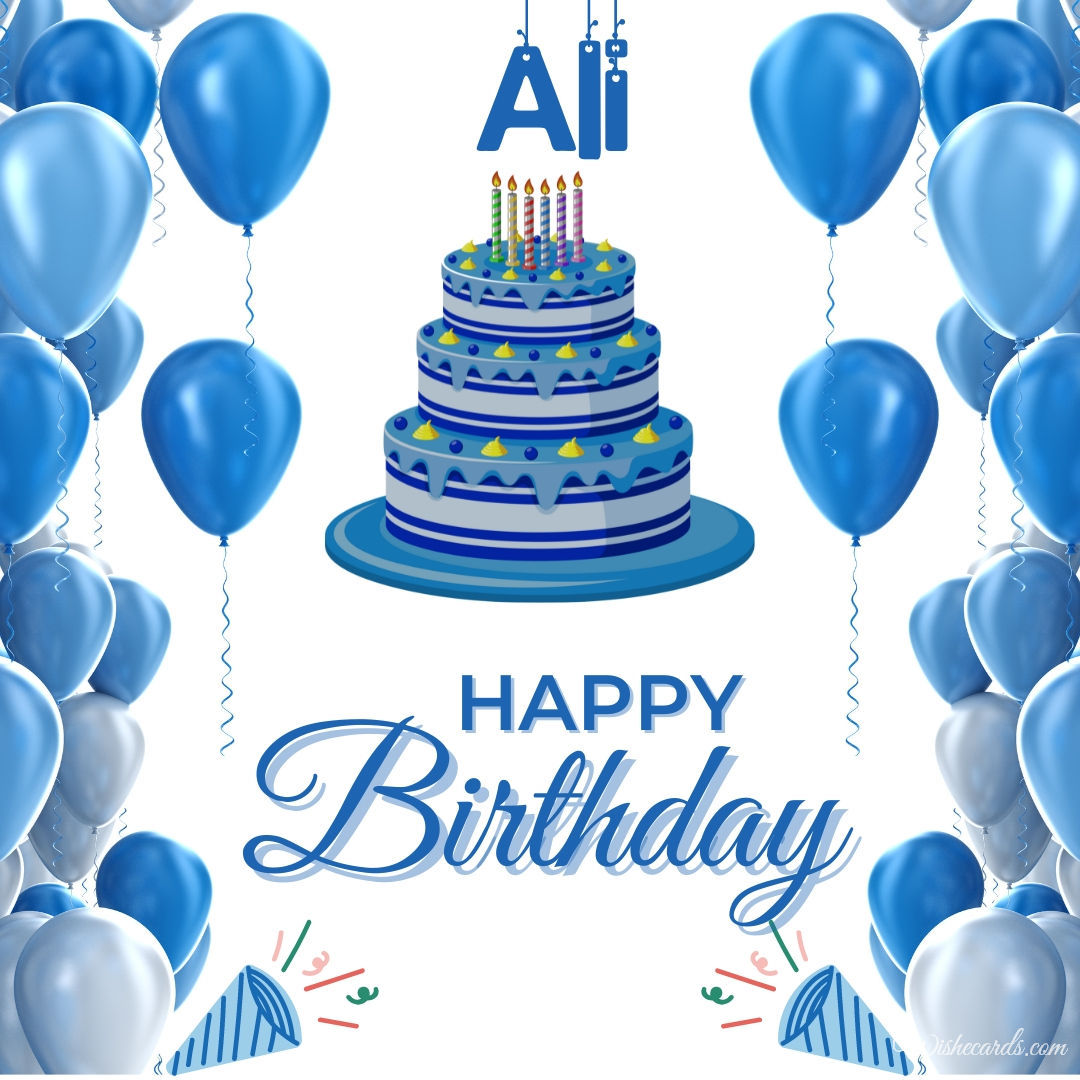 Happy Birthday Ali Cake Pic