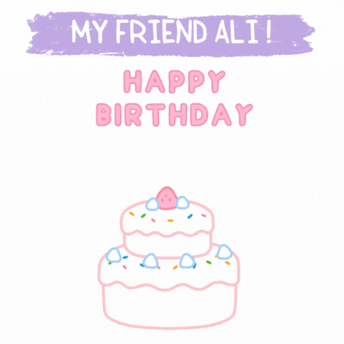 Happy Birthday Ali Card