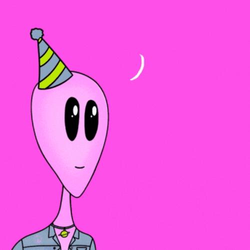 Happy Birthday Alien Gif