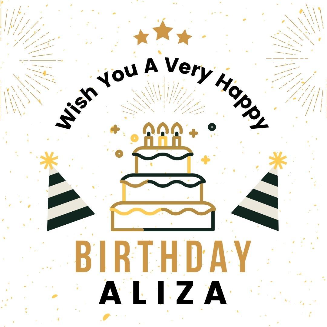 Happy Birthday Aliza Cake