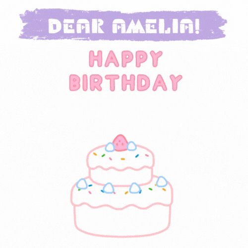 Happy Birthday Amelia