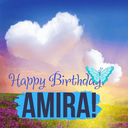 Happy Birthday Amira Gif