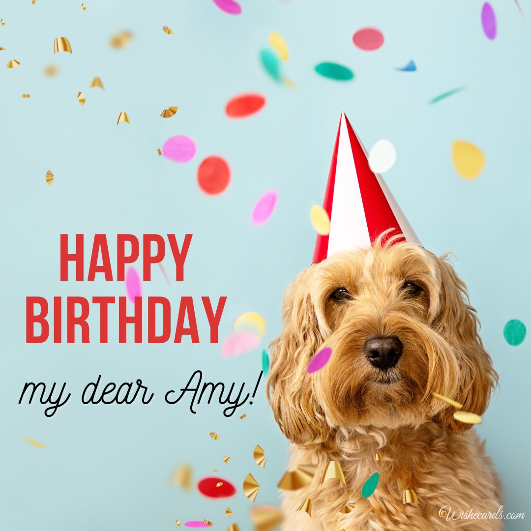 Happy Birthday Amy Image