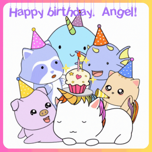 Happy Birthday Angel Gif