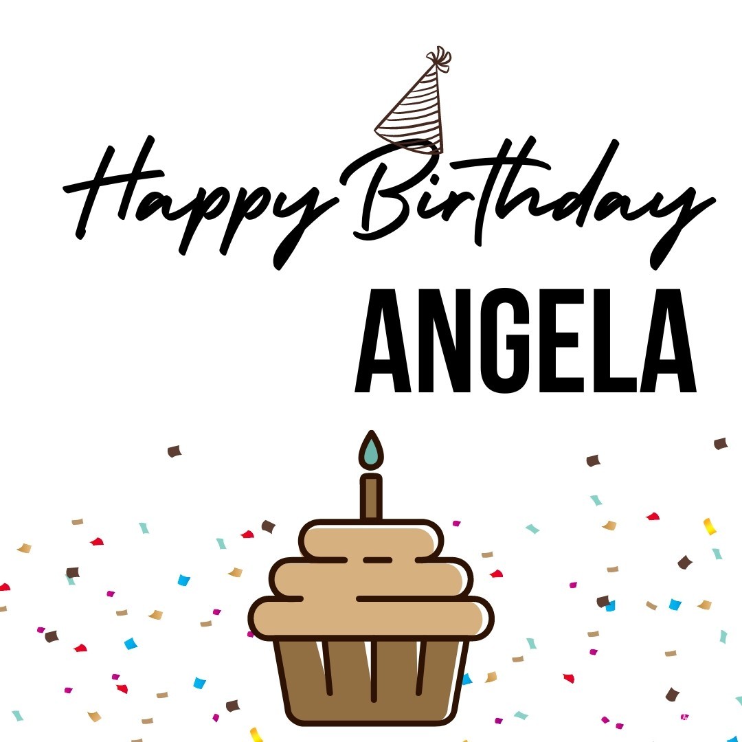 Happy Birthday Angela Cake Image