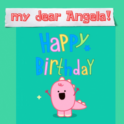 Happy Birthday Angela Gif