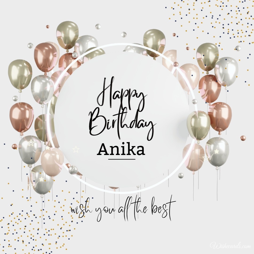 Happy Birthday Anika Image