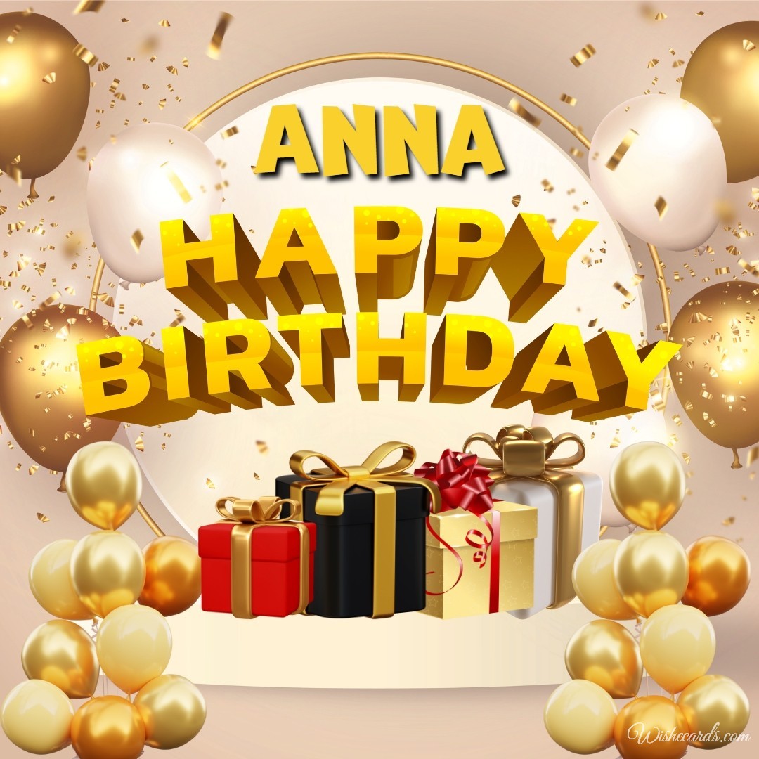 Happy Birthday Anna Image
