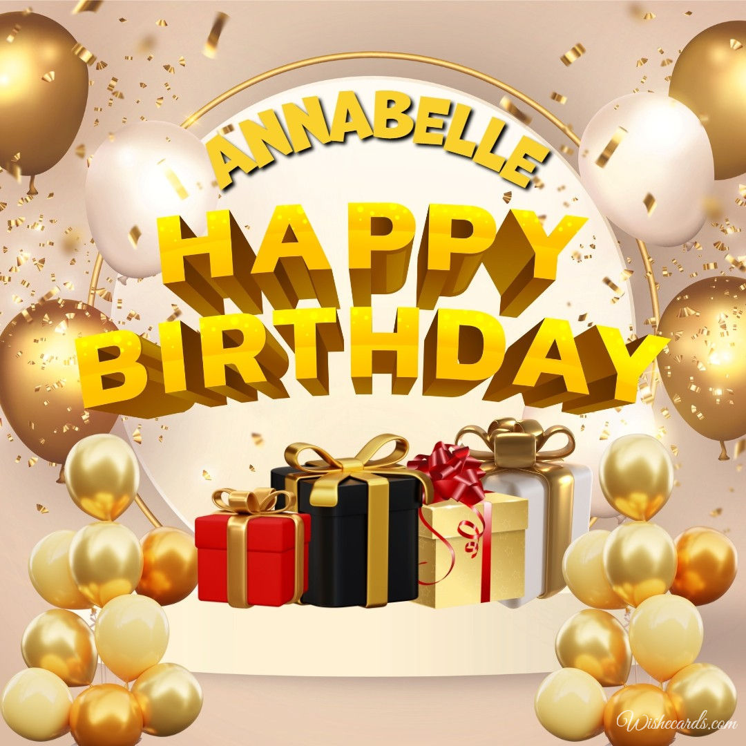 Happy Birthday Annabelle Image