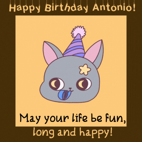 Happy Birthday Antonio