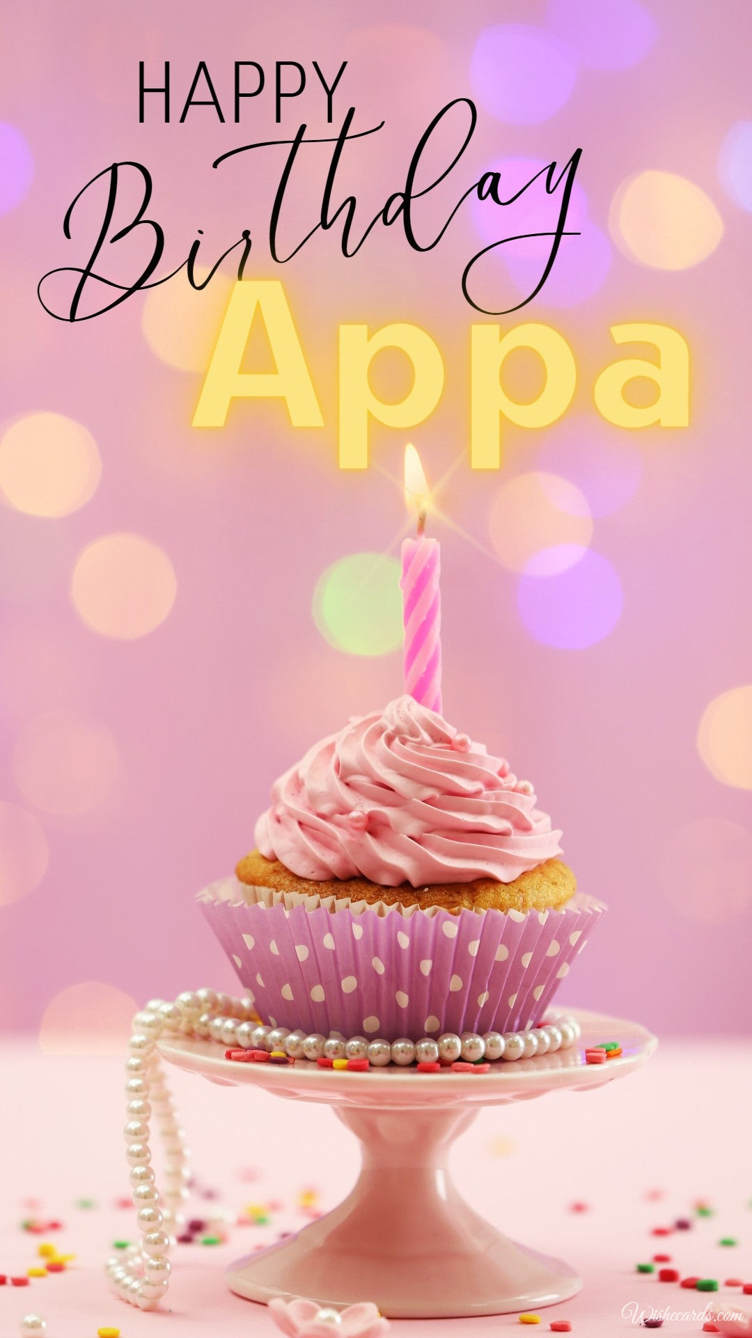 Happy Birthday Appa Cake Image