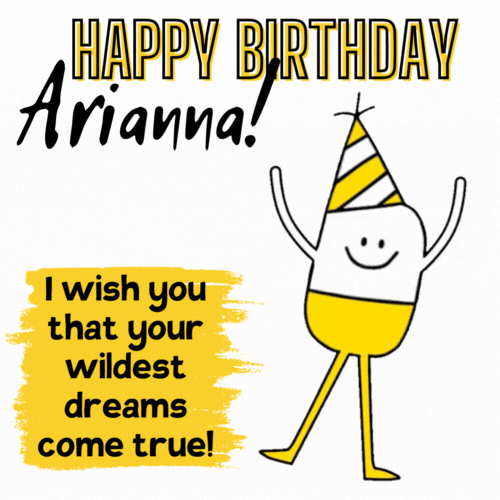 Happy Birthday Arianna
