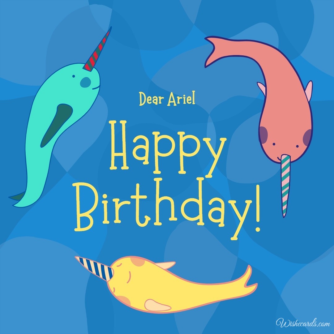 Happy Birthday Ariel Image