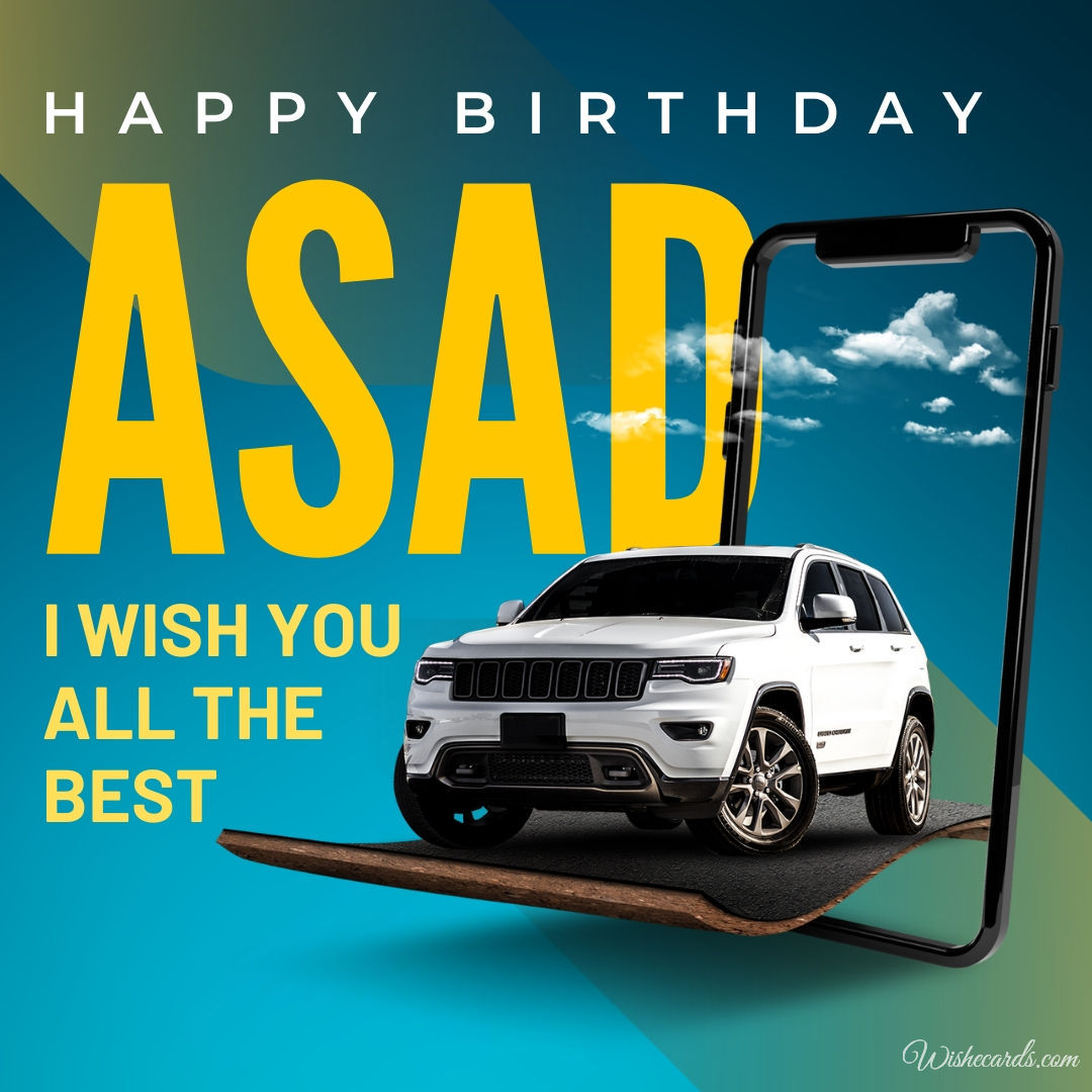Happy Birthday Asad Image