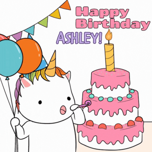 Happy Birthday Ashley Gif