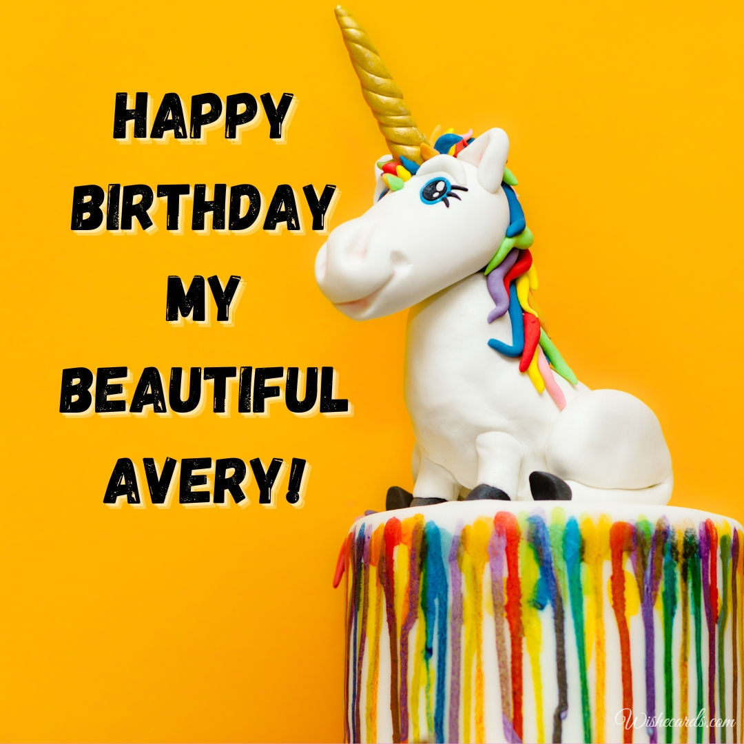 Happy Birthday Avery Image