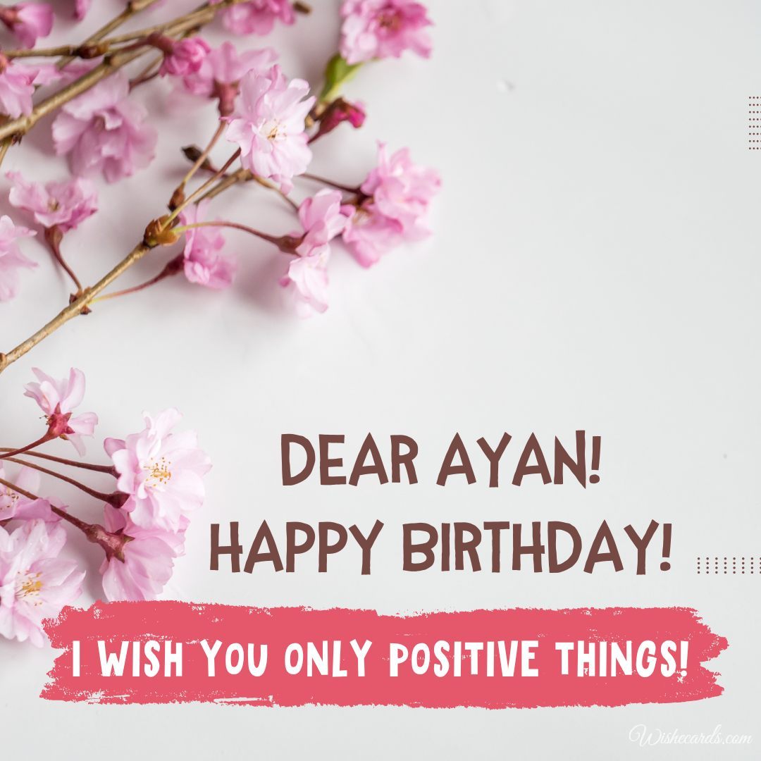Happy Birthday Ayan Pic