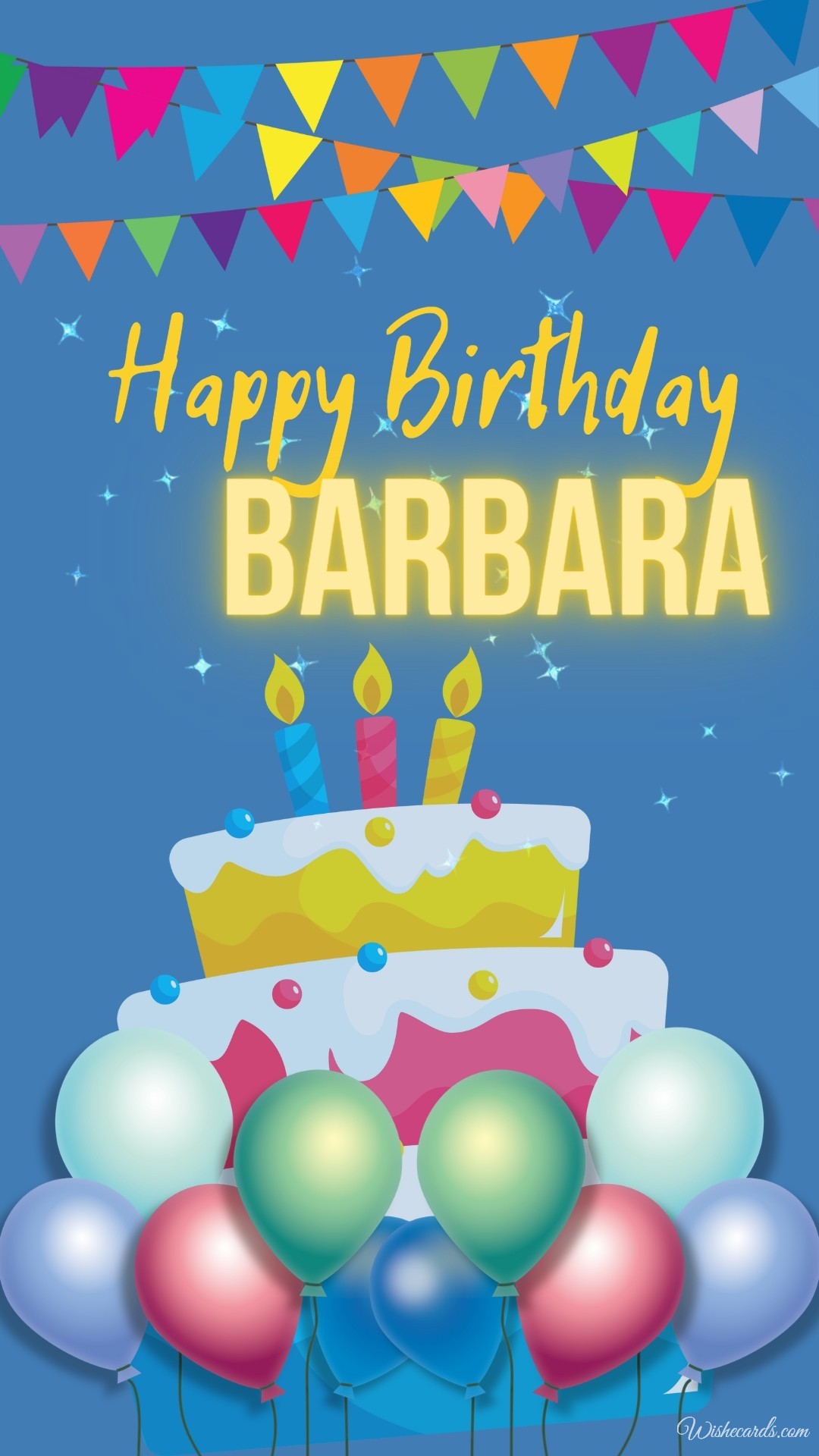 Happy Birthday Barbara Cake Image