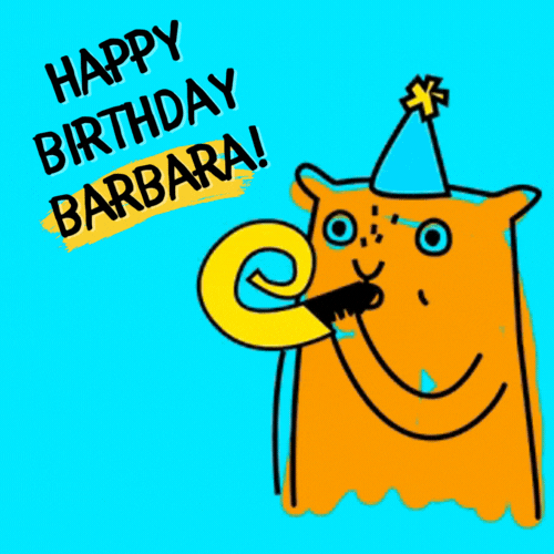 Happy Birthday Barbara Gif