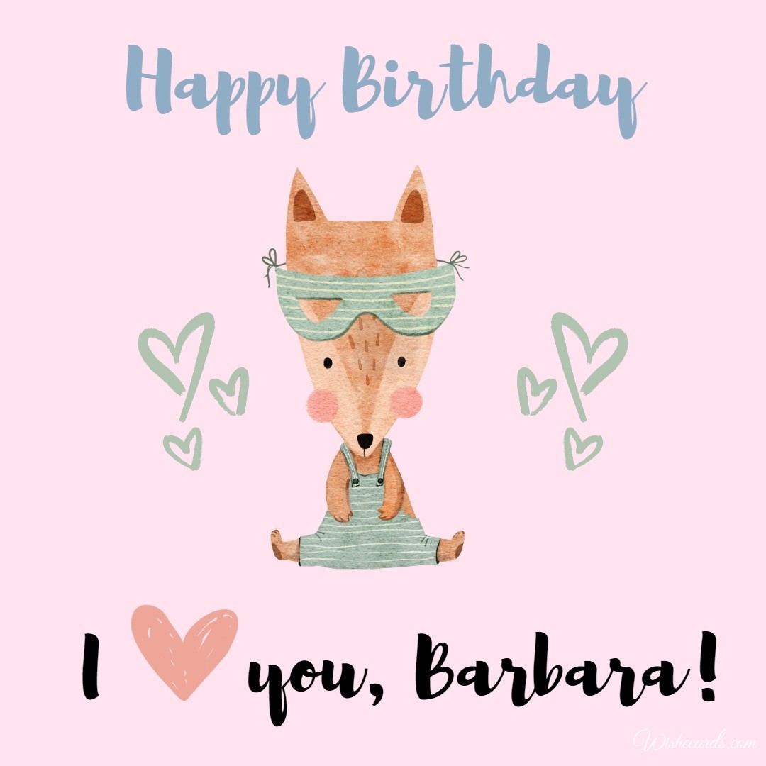 Happy Birthday Barbara Image