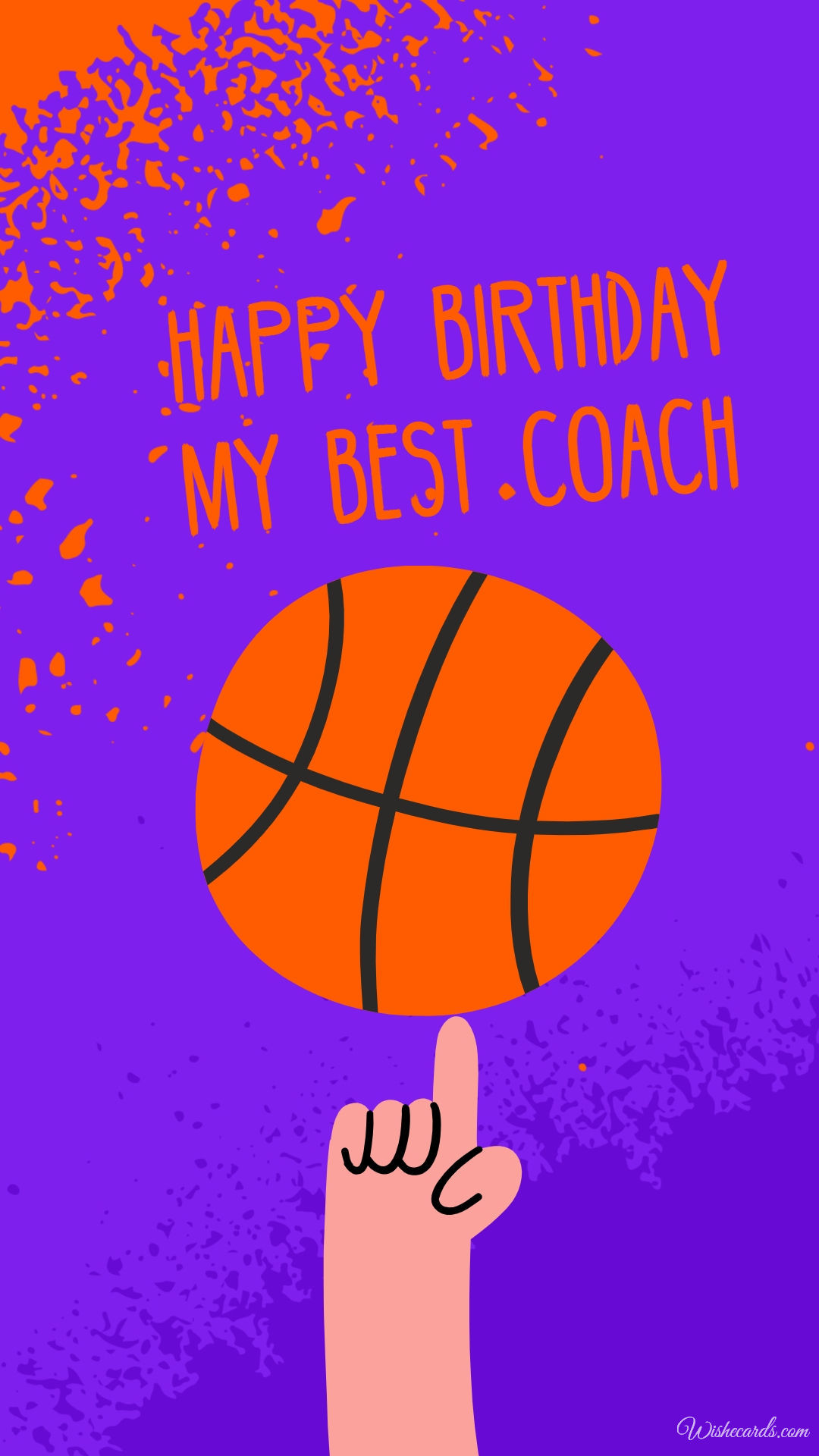 Happy Birthday Basketball Coach Image