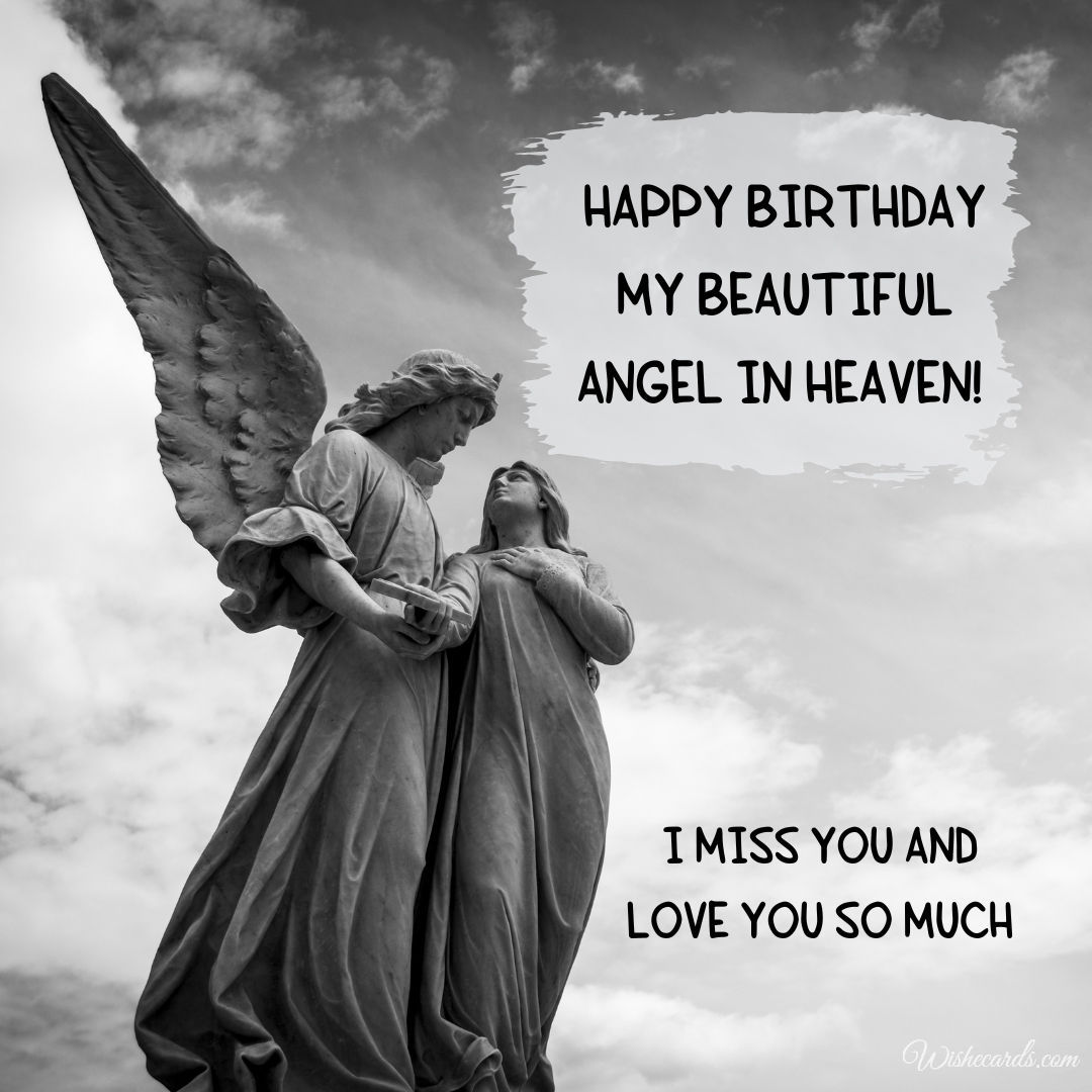 Happy Birthday Beautiful Angel in Heaven