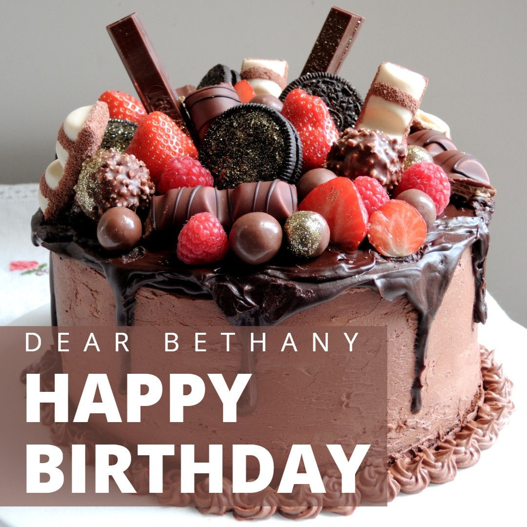 Happy Birthday Bethany Cake