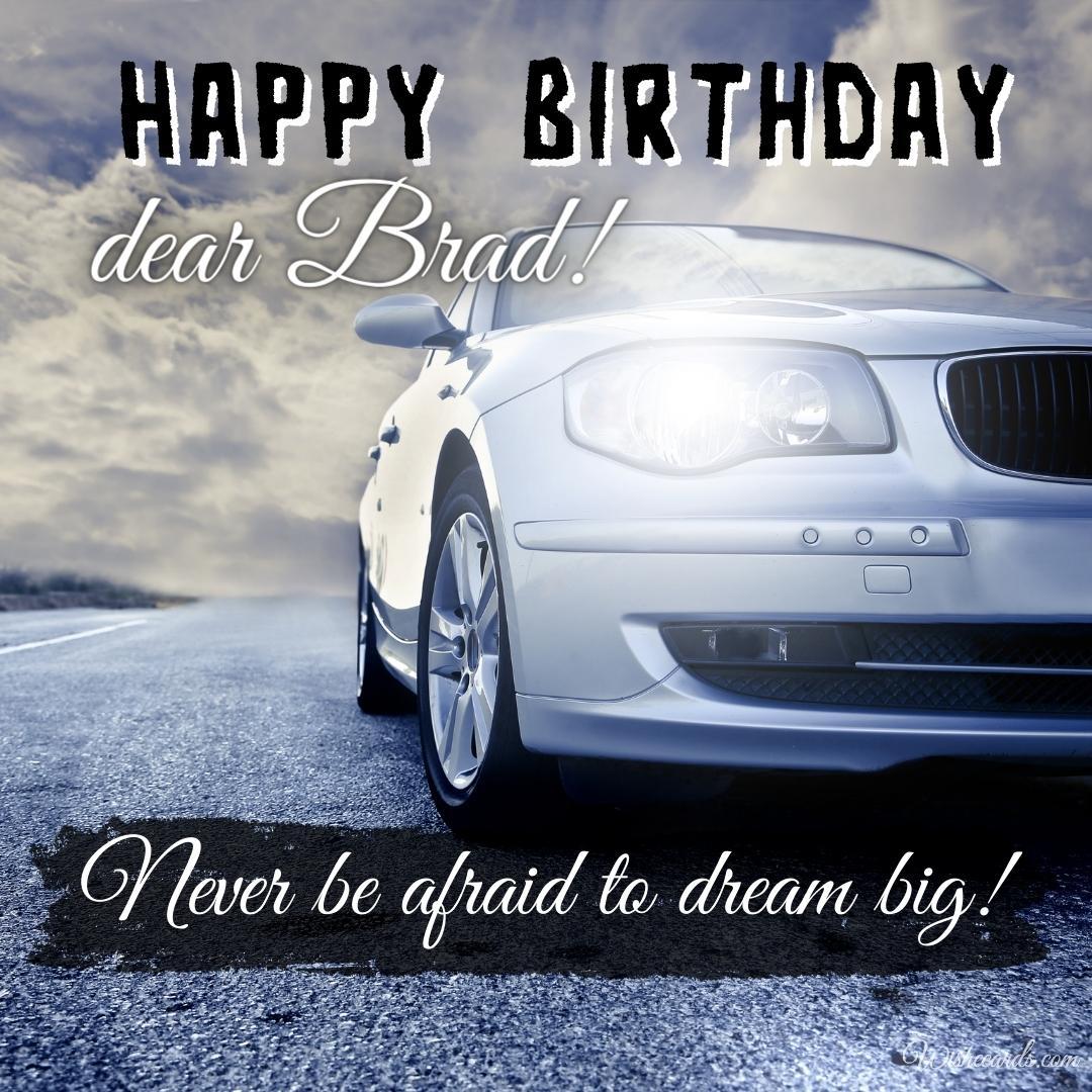 Happy Birthday Brad Image