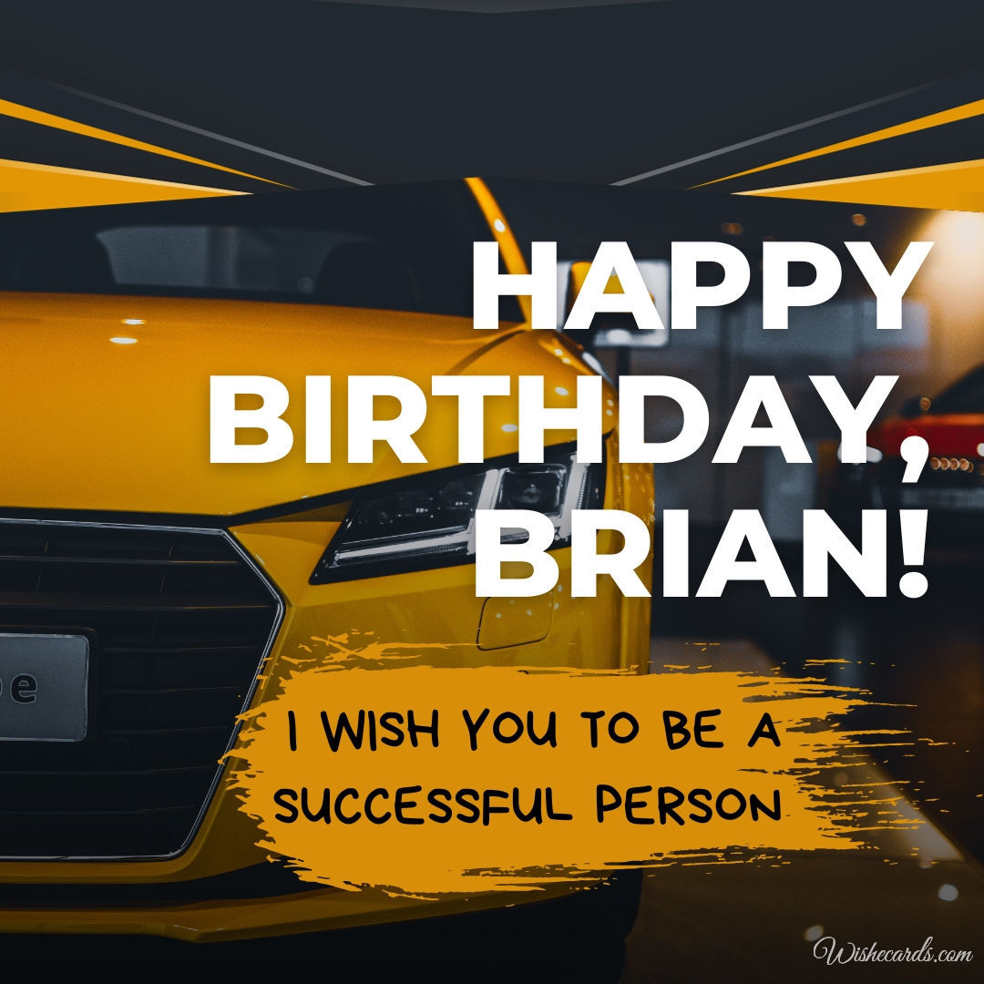 Happy Birthday Brian Image