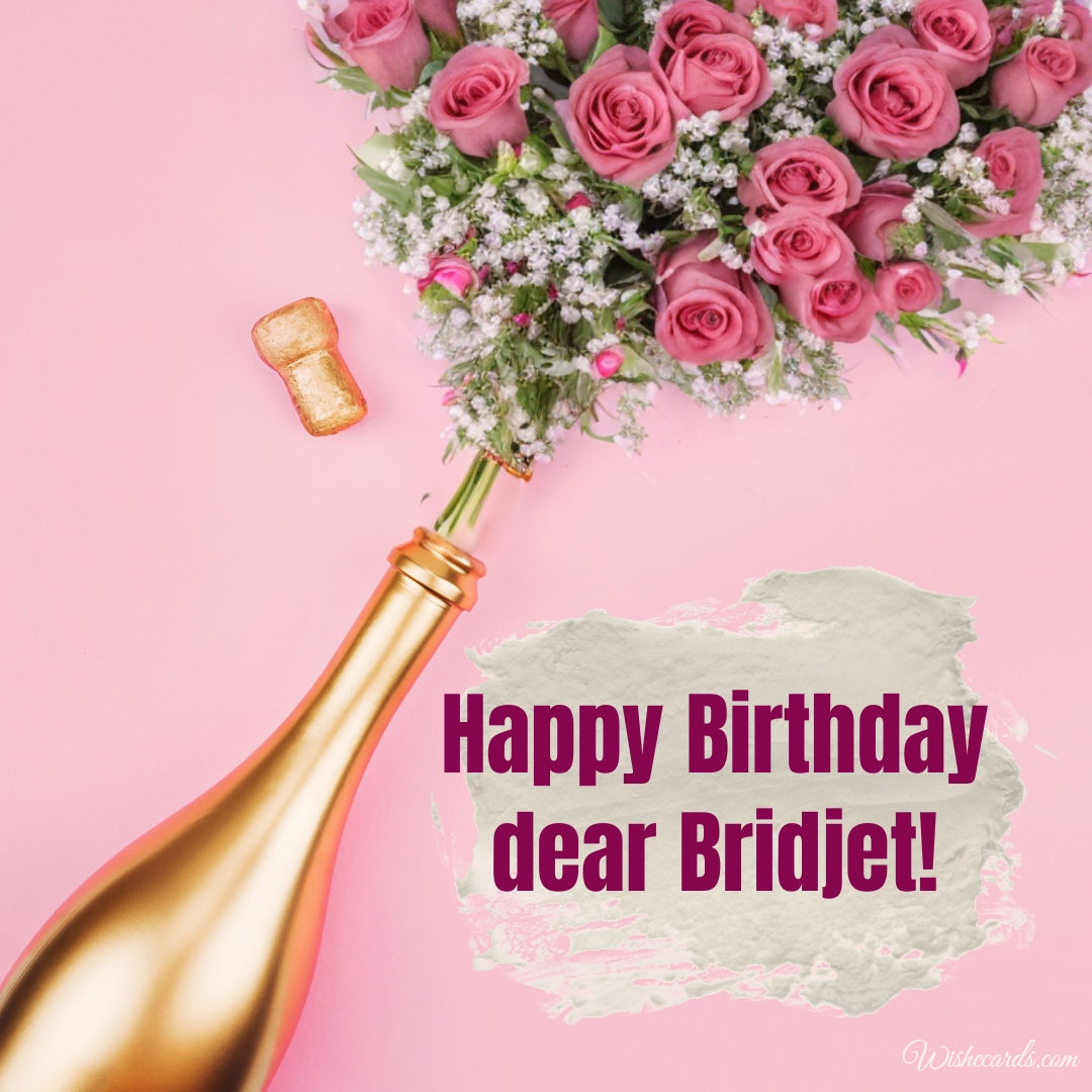 Happy Birthday Bridget Image
