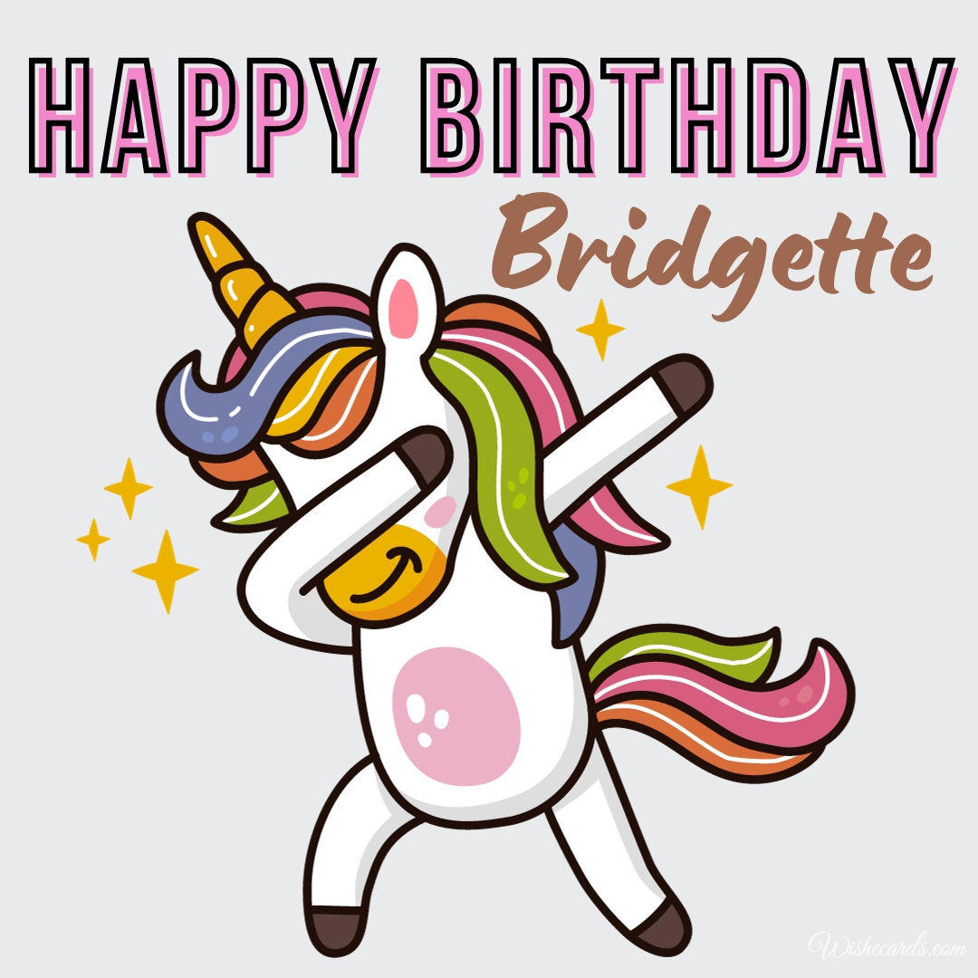Happy Birthday Bridgette Image