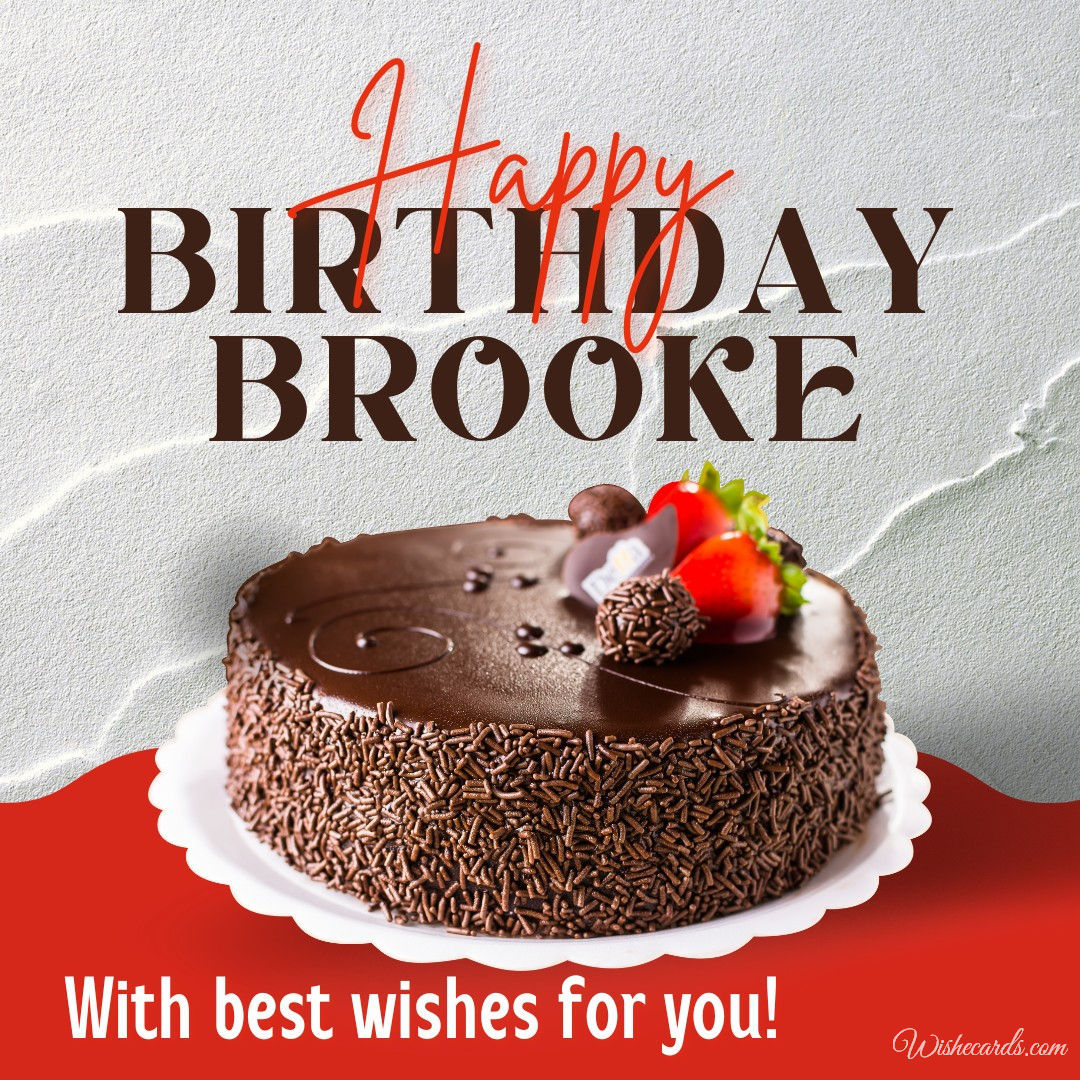 Happy Birthday Brooke Image
