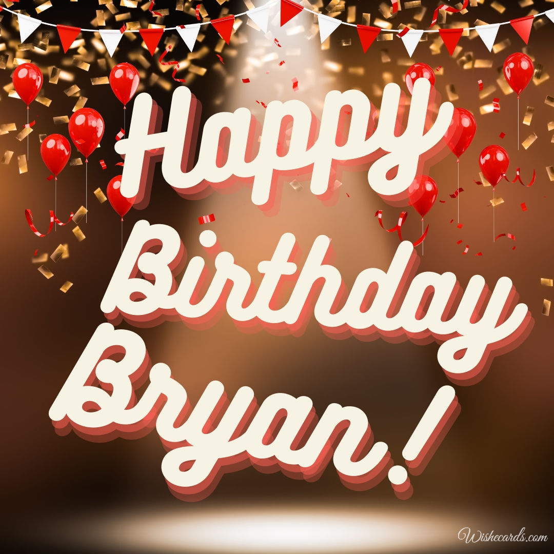Happy Birthday Bryan Image