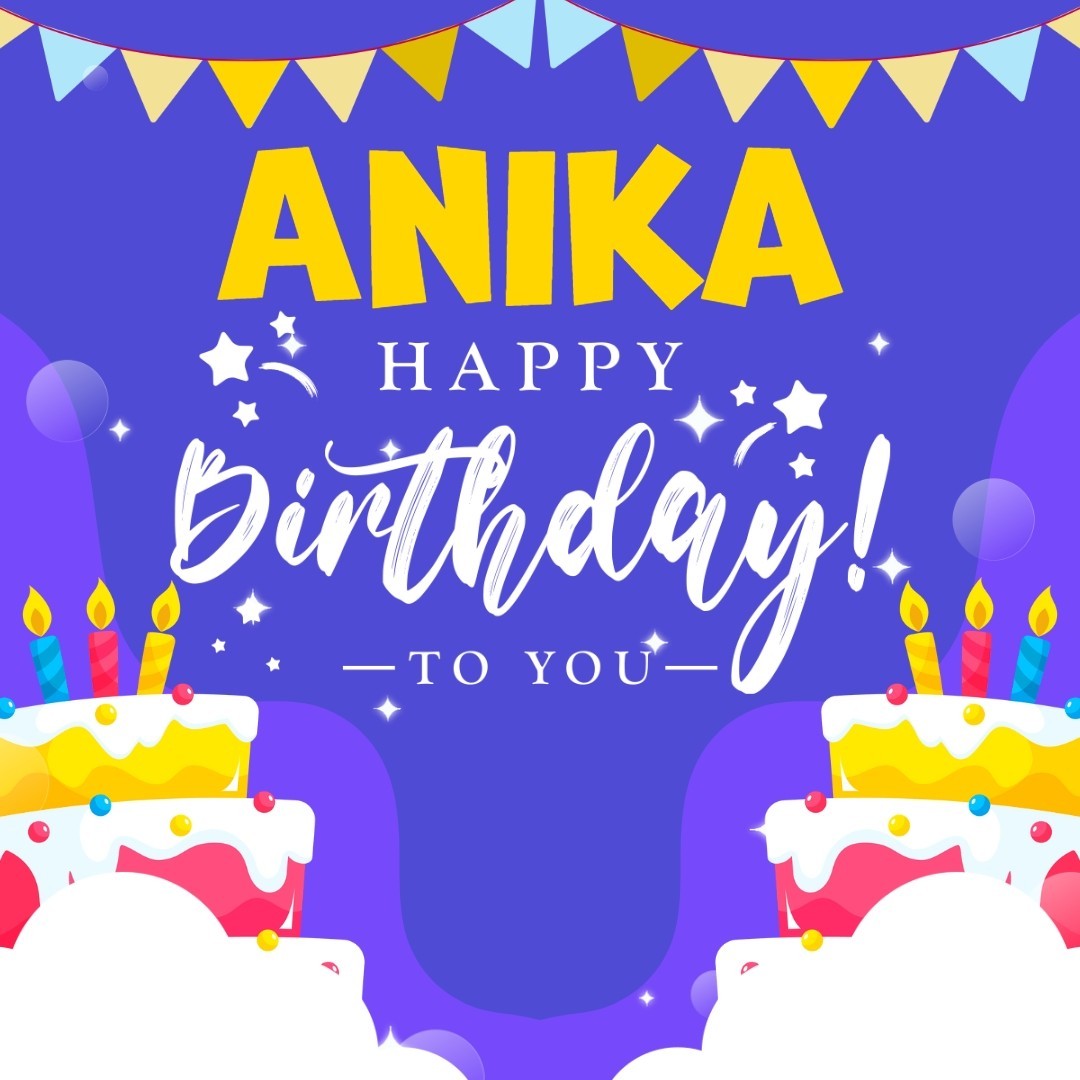 Happy Birthday Cake Anika