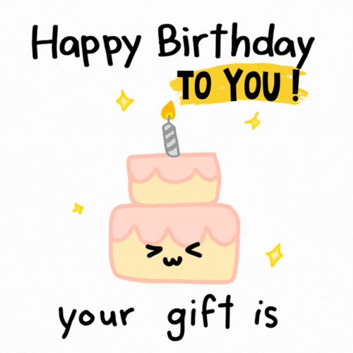 Happy Birthday Cake Animated Gif