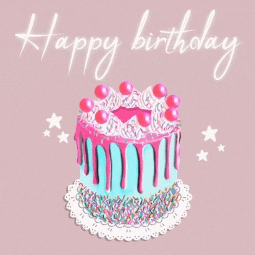 Happy Birthday Cake Animated Image