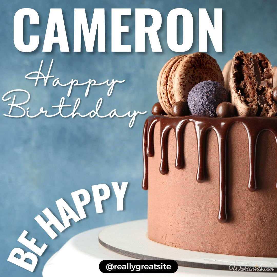Happy Birthday Cameron