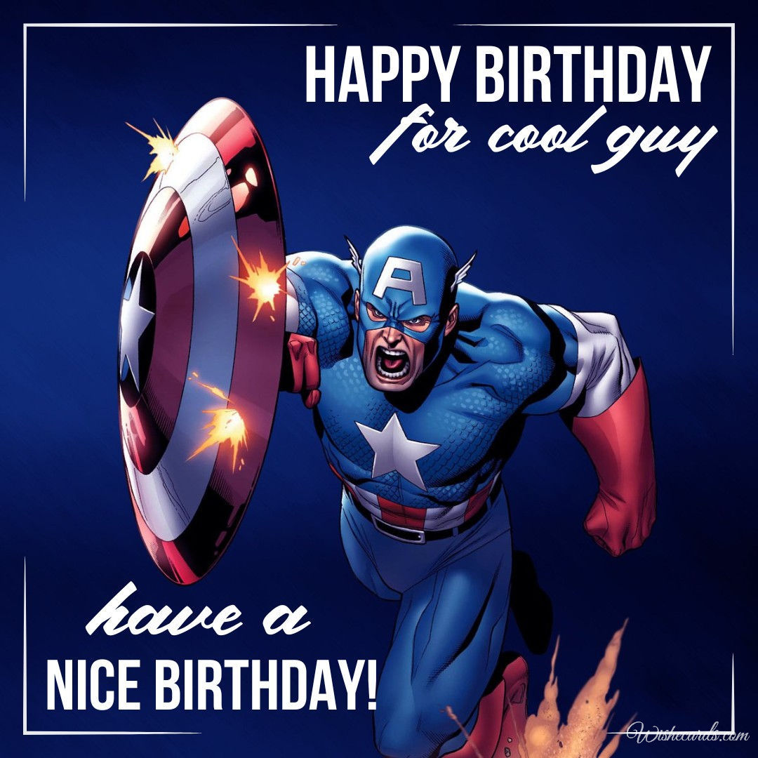 Happy Birthday Captain America Image