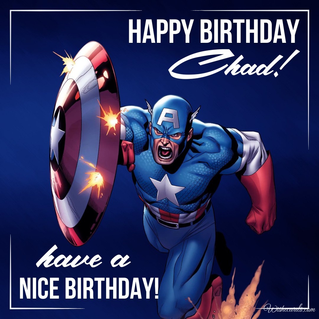 Happy Birthday Card for Chad