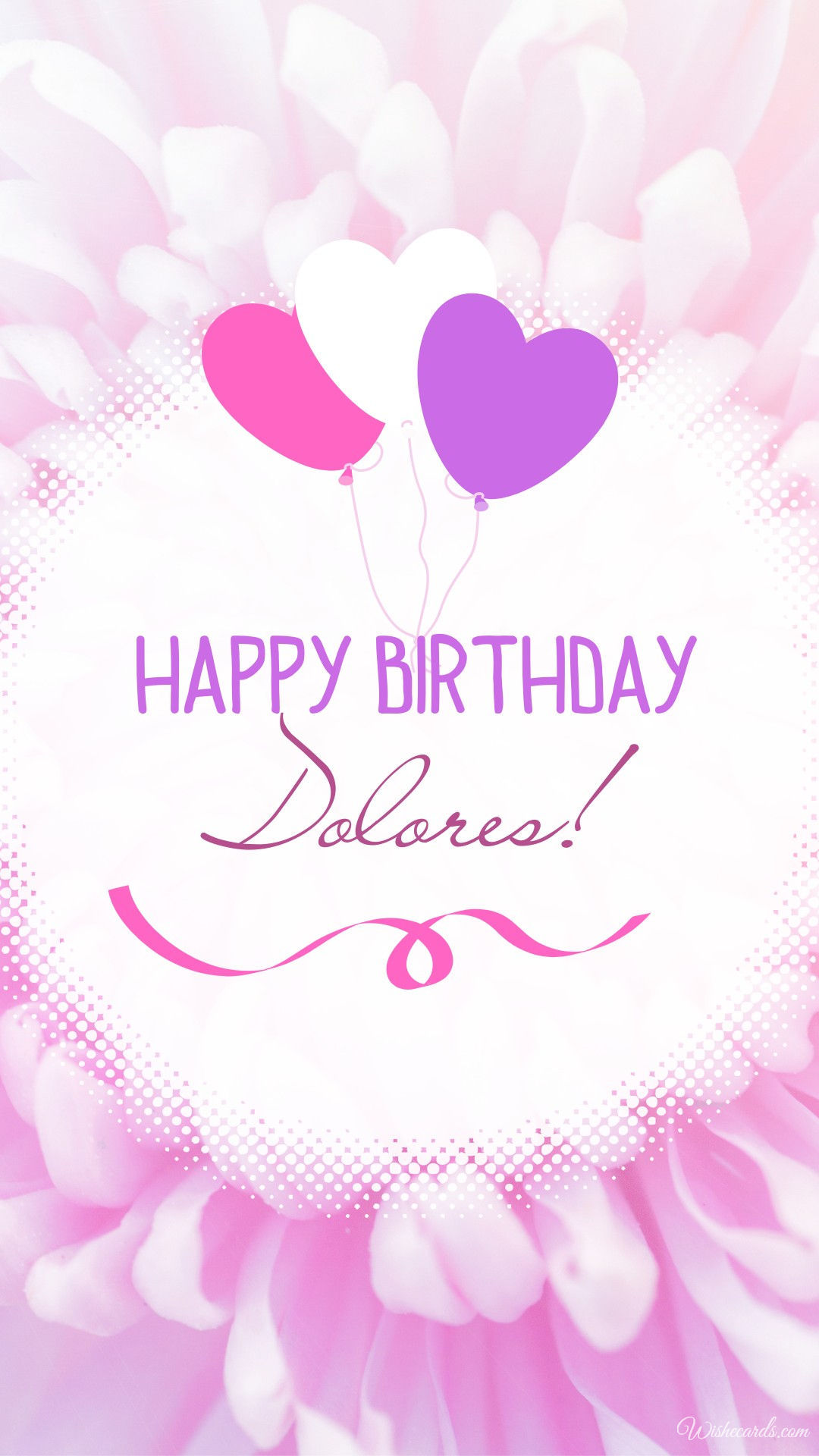 Happy Birthday Card for Dolores