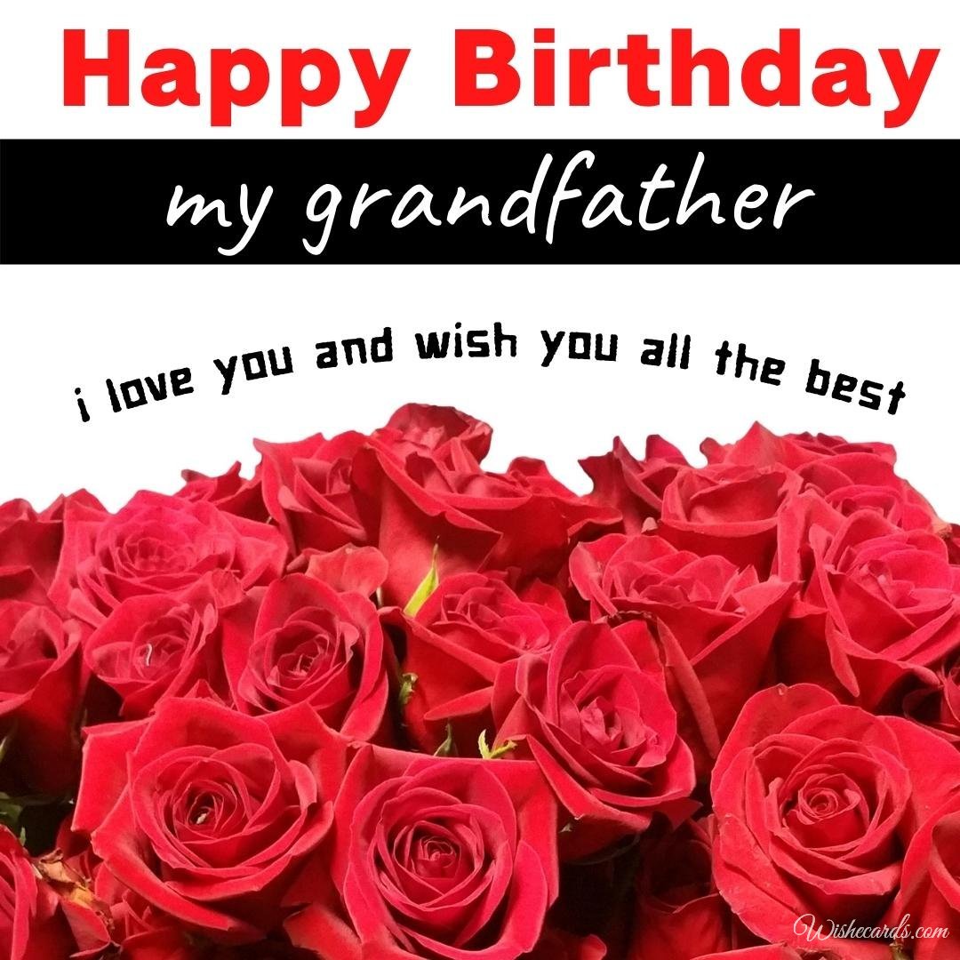 Happy Birthday Card for Grandfather