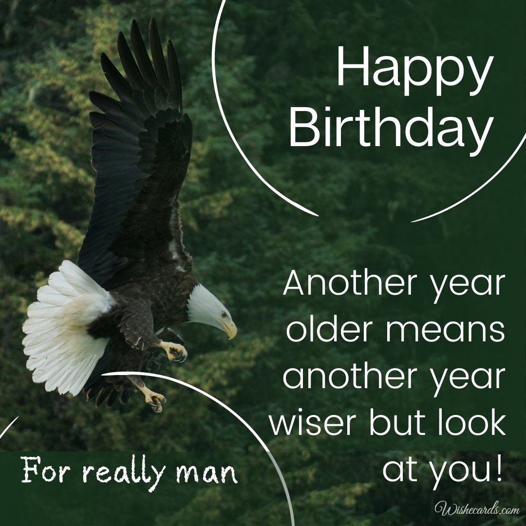 Happy Birthday Card for Men